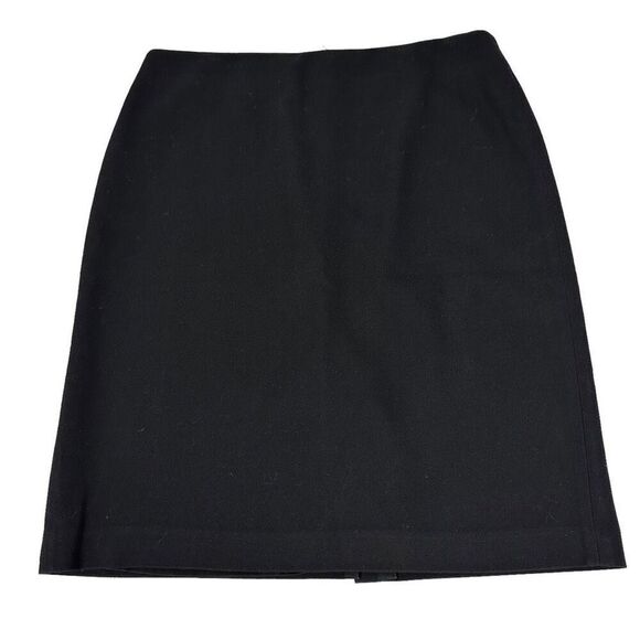 Talbots Black Straight Skirt size 12 Lined - Picture 1 of 6